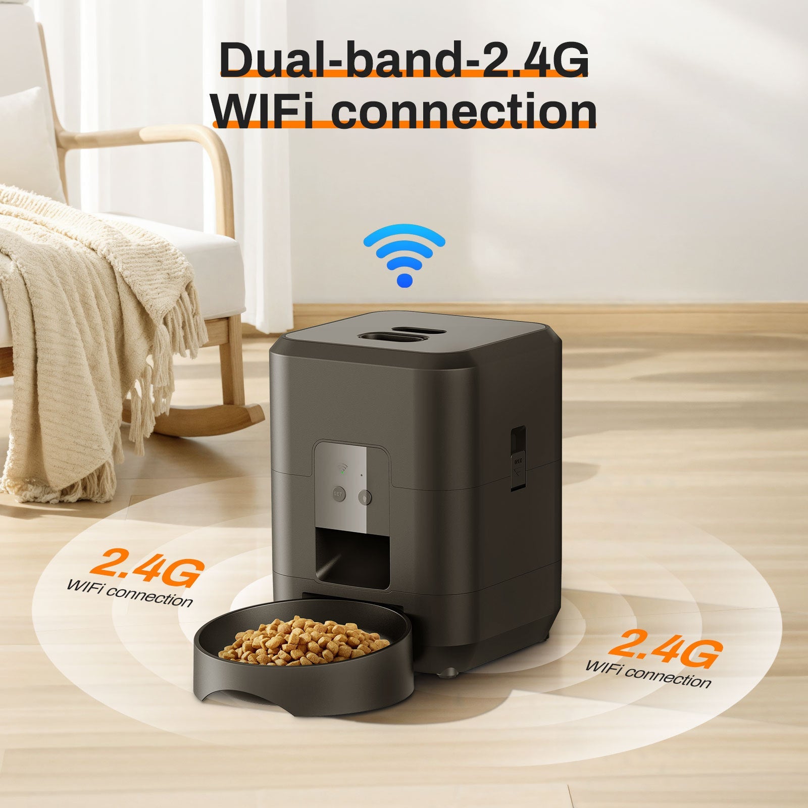 Smart Pet Feeder: Automatic Timer Feeding for Your Cat or Dog